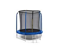 Jumpstarter Trampoline de jardin Ø 2,5m - Filet de sécurité - Surface de saut 1,95 m - Bleu