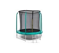 Jumpstarter Trampoline de jardin Ø 2,5m - Filet de sécurité - Surface de saut 1,95 m - Vert