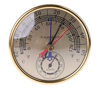 JumpXL Thermomètre hygromètre à cadran min. 5 cm à fixation murale analogique à suspendre pour intérieur et extérieur