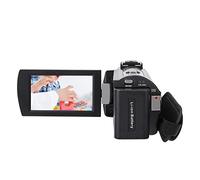 JUMZ Caméra Vlogging, Reconnaissance faciale 16X Zoom 4K HD WiFi 60Fps Mini caméscope Dv avec Batterie 1800Mah pour pour Cadeau d'anniversaire de Vacances(Lunettes Standard + téléobjectif)