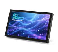 Jun-Saxifragelec Mini Moniteur 7 Pouces HDMI, VGA, AV, BNC, 1024 × 600 Petit écran IPS avec Haut-parleurs intégrés, Angle de Vision de 178° LCD Moniteur Portable pour PC/TV/DVD/CVBS (Non-Touch)
