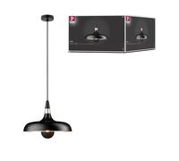 Juna Lampe Pendule 340mm Max.1x20w E27 Noir Doré 230v Mét
