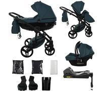 Junama Poussette Diamond Basic 2en1 3en1 4en1 (02 - vert, 4en1 avec base ISOFIX)