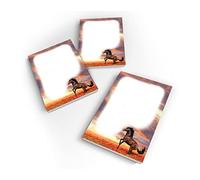 Junapack Lot de 12 mini blocs-notes motif cheval - Cadeau pour anniversaire d'enfant - Format A7