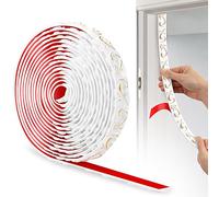 JUNART Bande Décorative en PVC, 600cm×2cm, Bordure de Papier Peint 3D, Frise Murale Adhesive, Convient our les Linteaux, les Plinthes, les Armoires, les Revêtements Muraux(Or Blanc)