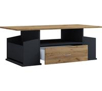 Junata table basseanthracite, chêneReproduction.