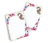 Junaversum Lot de 12 mini blocs-notes licorne pour anniversaire d'enfant mariage baptême fille