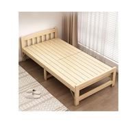 JUNCHENG1008 Lit Pliant Extérieur Le lit Pliant en Panneau Dur est Un Petit lit Simple adapté aux Maisons de Location avec Matelas(Grand)