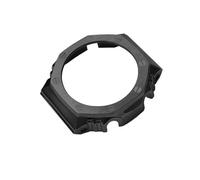 JUNCHENGBAO Bracelet en métal GA2100 GA2110 + boîtier Compatible avec Le kit de Mod GA-2100 GA-2110 Bracelet de Montre en Acier Inoxydable Lunette G-Shock GA2100(Black Case)