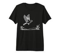 Junco Linéaire Observateur d'oiseaux T-Shirt Haut de Gamme