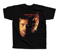 Jundao Seven, Movie Poster, 1995,Brad Pitt DTG Mens T Shirt Size L
