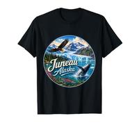 Juneau Alaska AK USA, Passage intérieur T-Shirt Graphique avec Valeur