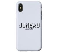 Juneau Alaska - Bloc Juneau AK Coque pour iPhone X/XS