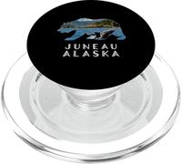 Juneau Alaska Ours avec scène d'observation des baleines Souvenir PopSockets PopGrip pour MagSafe