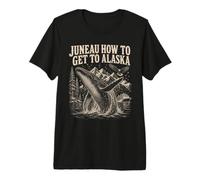 Juneau Comment se Rendre à Alaska Cruise T-Shirt Haut de Gamme