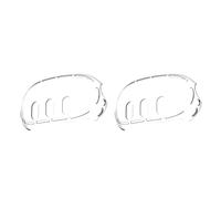 Junerain 2PCS Housse de Protection Avant en Silicone pour Meta Quest 3 Transparent Casque Coque Avant Anti-Rayures Anti Choc Coque de Protection Avant pour Meta Quest 3 Accessoires