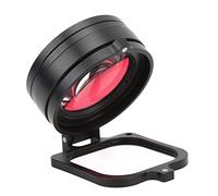 JUNESTAR 16x HD Macro Objectif Rouge Violet Filtre de Plongée 58mm Adaptateur Bague Bouchon D'Objectif pour 9