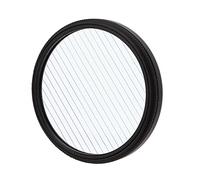Junestar Filtre à Effets Spéciaux Blue Streak Verre Optique Anamorphique pour Accessoire d'appareil Photo 52 Mm/2,0 Pouces 52 Mm/55 Mm/58 Mm Filtre à Stries Bleues, Filtre