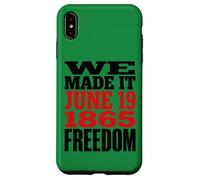 Juneteenth 1865 Freedom Day We Made It Coque pour iPhone XS Max