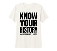 Juneteenth 1865 Know Your History Freedom Day T-Shirt Haut de Gamme