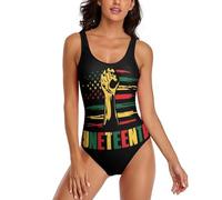 Juneteenth 1865, Mois de l'histoire des Noirs, Bikini Body, Maillot de Bain Femme