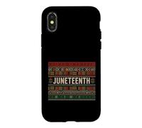 Juneteenth African Pattern Freedom Day Celebration Coque pour iPhone X/XS