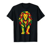 Juneteenth : Afro-American Lion Black Pride Heritage T-Shirt