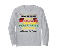 Juneteenth Believe Achieve Succeed African Pride Manche Longue