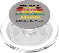 Juneteenth Believe Achieve Succeed African Pride PopSockets PopGrip pour MagSafe