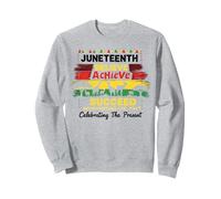 Juneteenth Believe Achieve Succeed African Pride Sweatshirt
