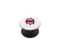 Juneteenth Black 1865 Freedom Hommes Femmes Filles Garçons Unity Luv PopSockets PopGrip Adhésif