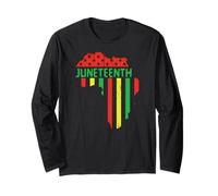 Juneteenth Black King Melanin Queen Toddler Enfants Garçons Filles Manche Longue