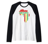 Juneteenth Black King Melanin Queen Toddler Enfants Garçons Filles Manche Raglan