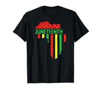 Juneteenth Black King Melanin Queen Toddler Enfants Garçons Filles T-Shirt