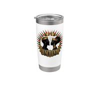 Juneteenth Black King Queen Freedom Pride Gobelet isotherme en acier inoxydable double paroi