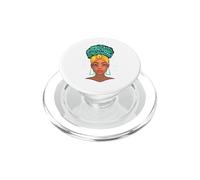 Juneteenth Black Queen Belles Femmes Melanin Queen Woman PopSockets PopGrip pour MagSafe