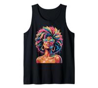 Juneteenth Black Woman Queen Afro African Melanin Dripping Débardeur