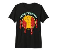 Juneteenth Break Every Chain 19 Juin 1865 Hommes Femmes Garçon Fille T-Shirt Haut de Gamme