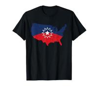 Juneteenth Carte des États-Unis T-Shirt