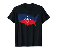 Juneteenth Carte des États-Unis T-Shirt
