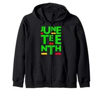 Juneteenth Celebrate 1865 Black King Queen Melanin Boy Fille Sweat à Capuche