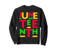 Juneteenth Celebrate 1865 Black King Queen Melanin Boy Fille Sweatshirt