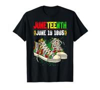 Juneteenth Chaussures Noir Pride African American Independence T-Shirt