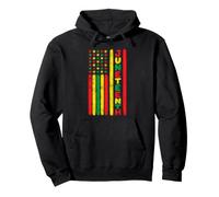 Juneteenth Drapeau Afro-américain Afrique Culture Noire Sweat à Capuche
