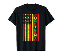 Juneteenth Drapeau Afro-américain Afrique Culture Noire T-Shirt