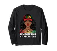Juneteenth en Souvenir de Mes ancêtres Black Women Juneteenth Manche Longue