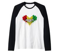 Juneteenth en Souvenir de Mes ancêtres Black Women Juneteenth Manche Raglan
