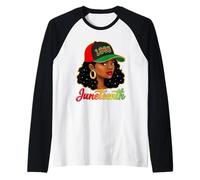 Juneteenth en Souvenir de Mes ancêtres Black Women Juneteenth Manche Raglan