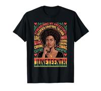Juneteenth en Souvenir de Mes ancêtres Black Women Juneteenth T-Shirt