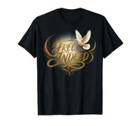 Juneteenth Free Indeed Dove Broken Chain T-Shirt